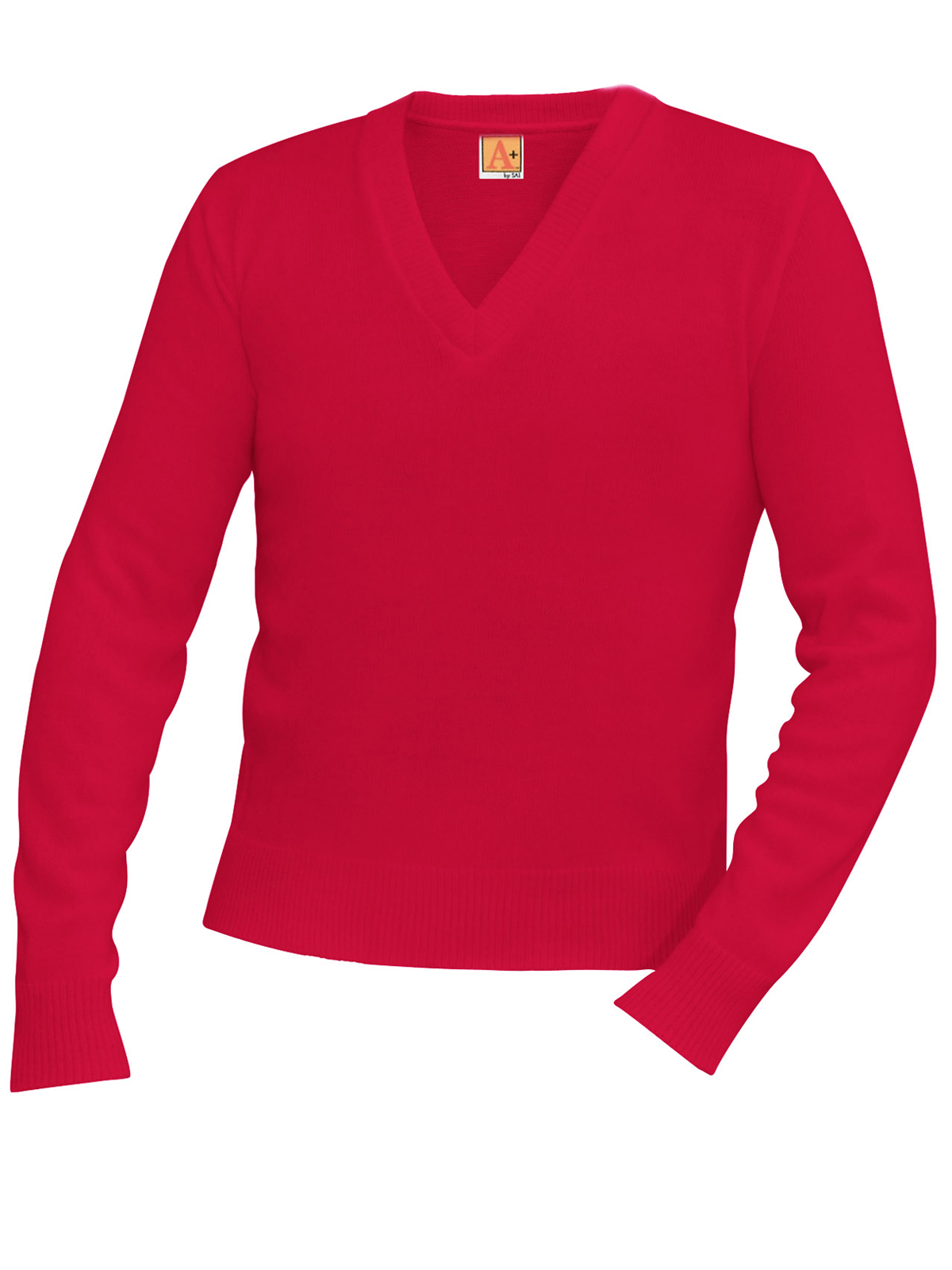 A+ Uniforms - Unisex Jersey V-Neck Long-Sleeve Pullover Sweatshirt 8