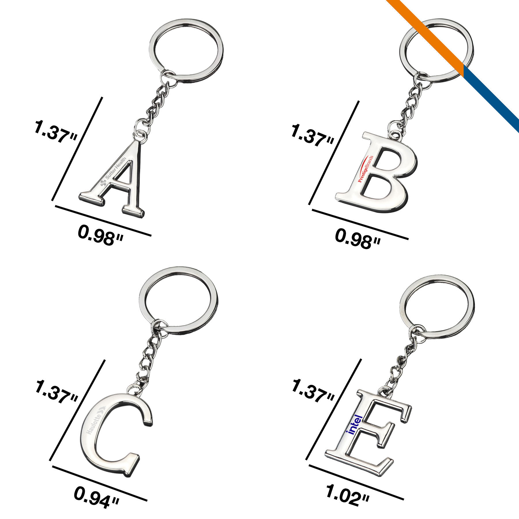 Sonia Letter Keychain 16