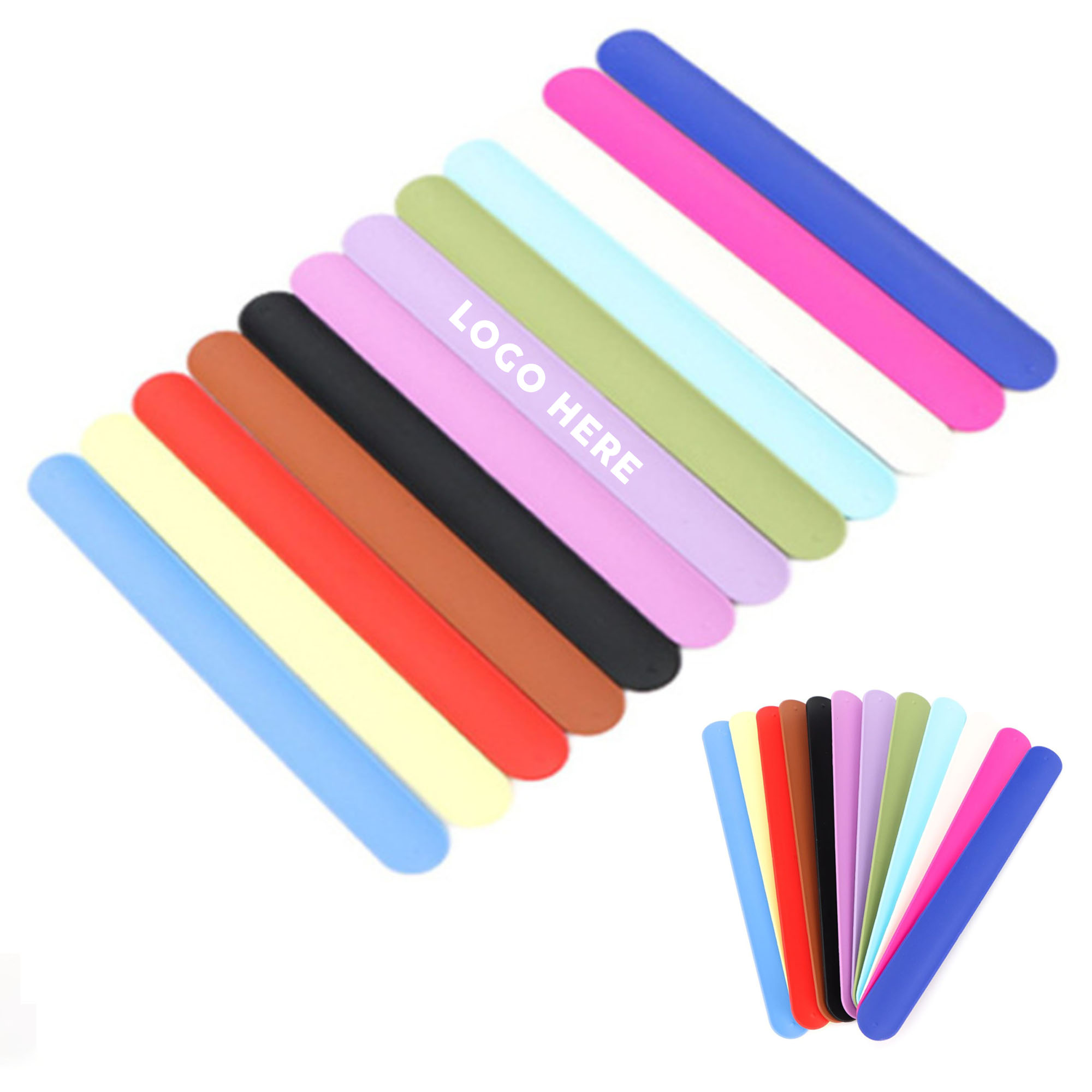 Custom Silicone Slap Bracelet Party Favors 2