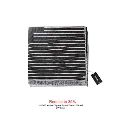 tentree Organic Cotton Peaks Woven Blanket 36