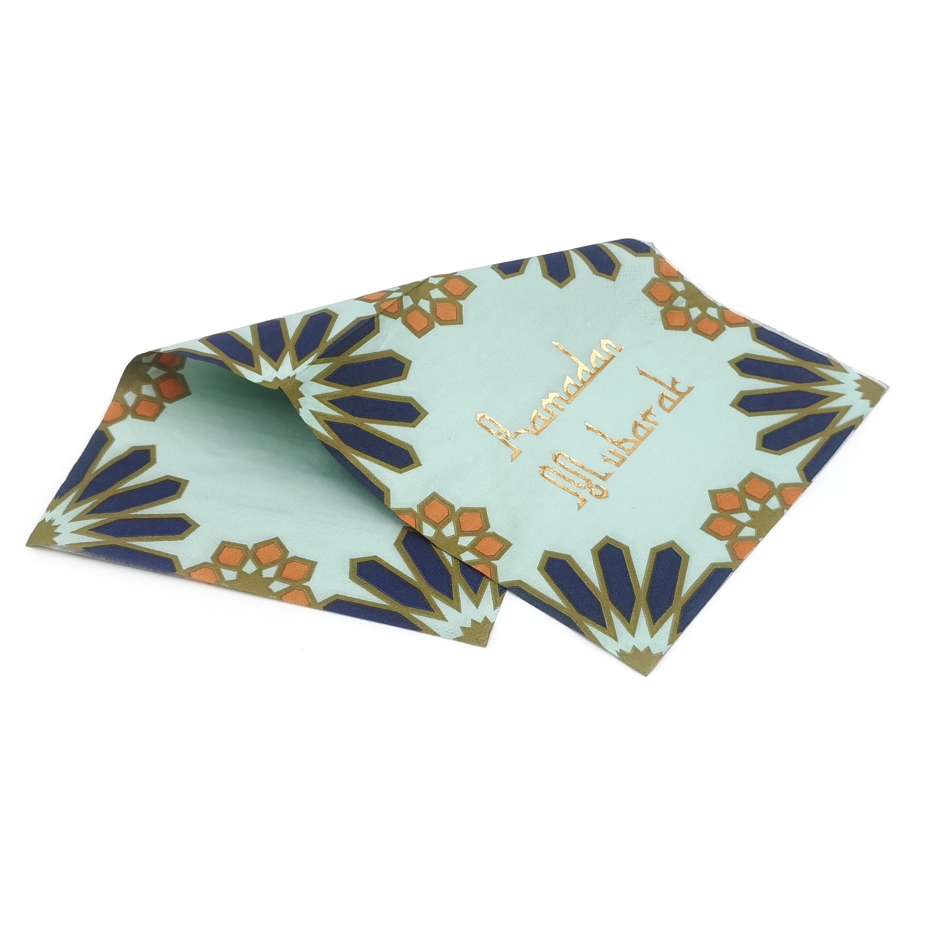Custom Gold Foil Cocktail Paper Napkins 5