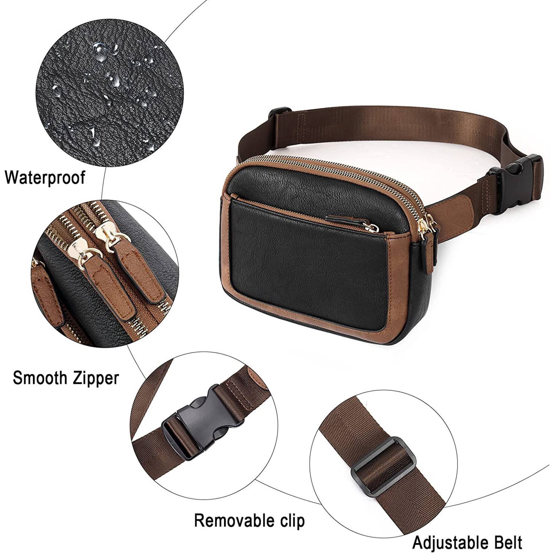 PU Mini Everywhere Crossbody Waist Bag 6