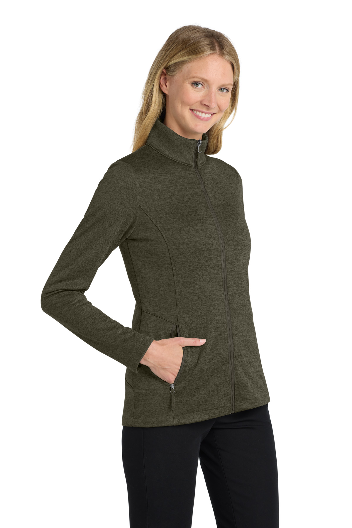 Port Authority Women's Collective Striated Fleece Jacket. L905 14