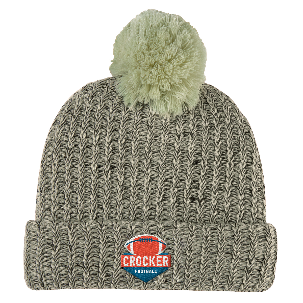Grace Collection Pom Beanie With Cuff 12