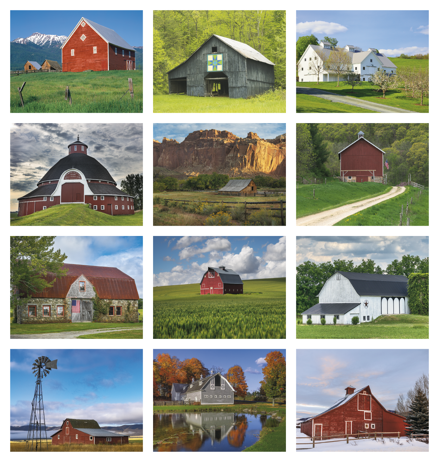Triumph® Calendars Barns Calendar 33