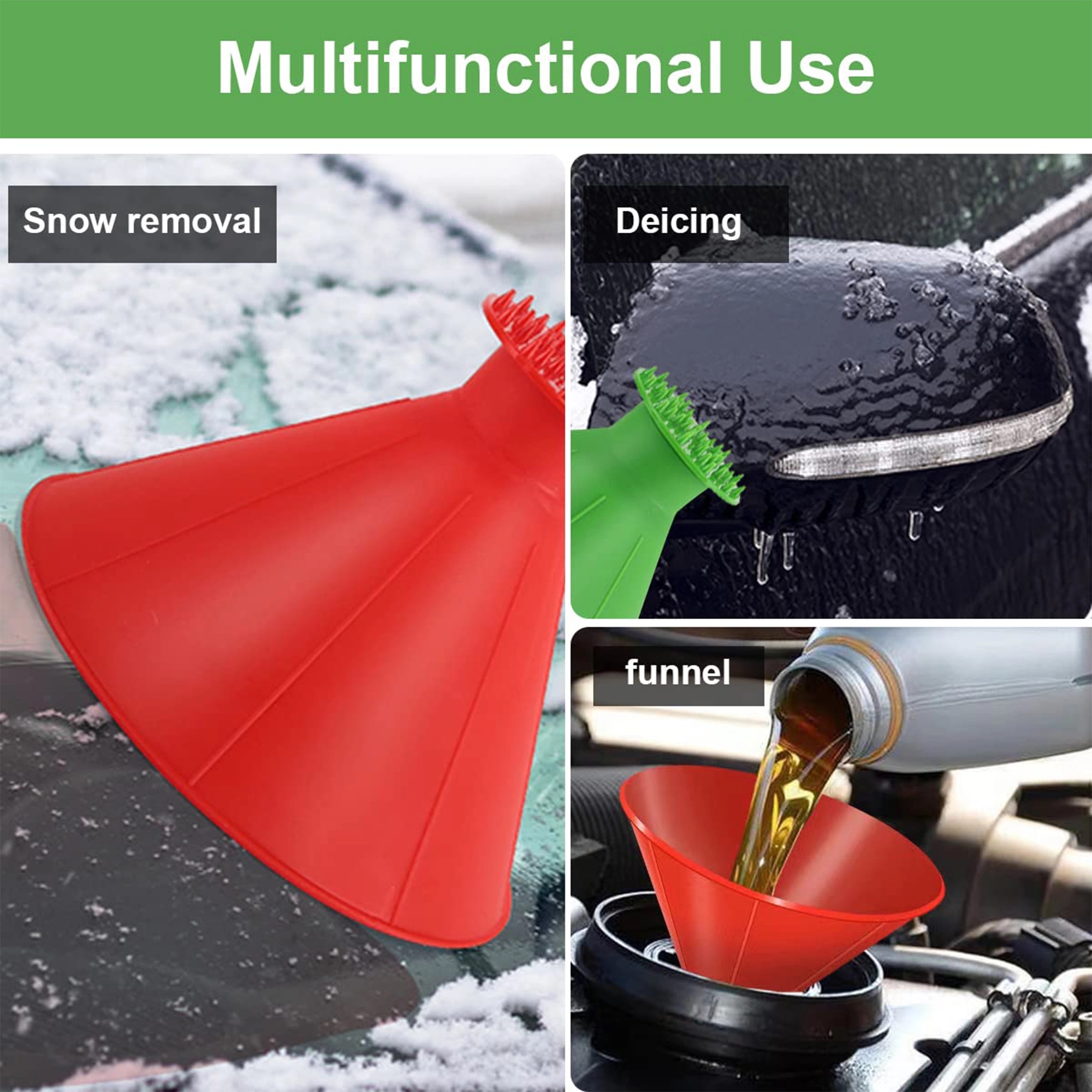 2 in 1 for Windshield Ice Scraper 3