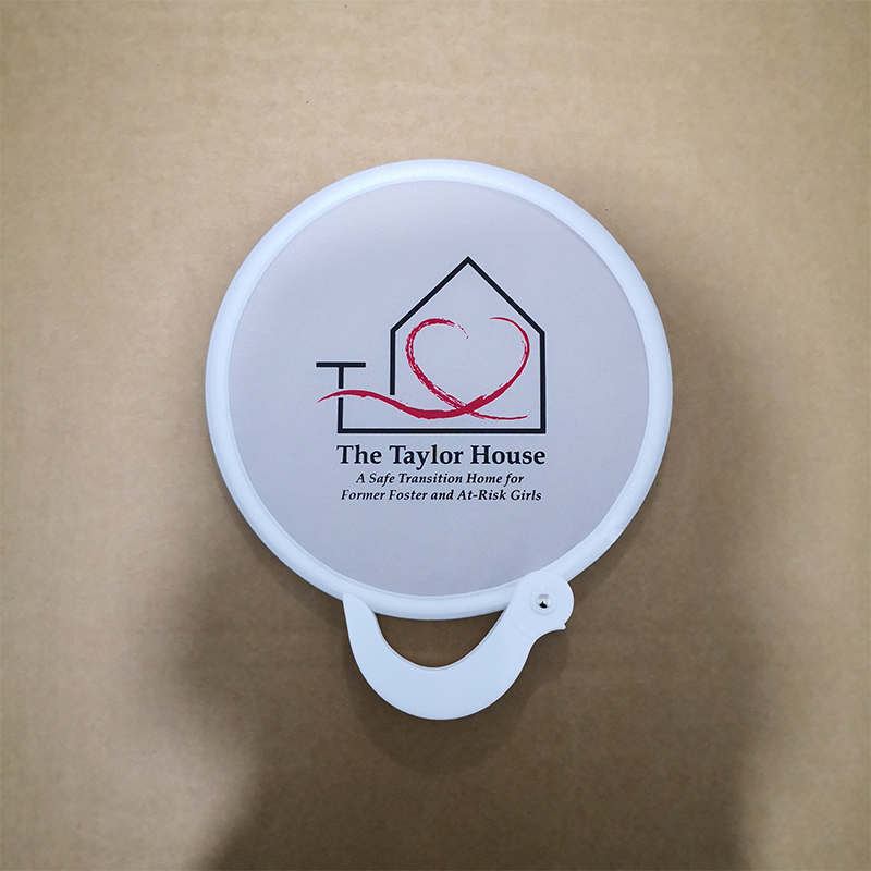Japanese Style Handheld Round Folding Fan 4