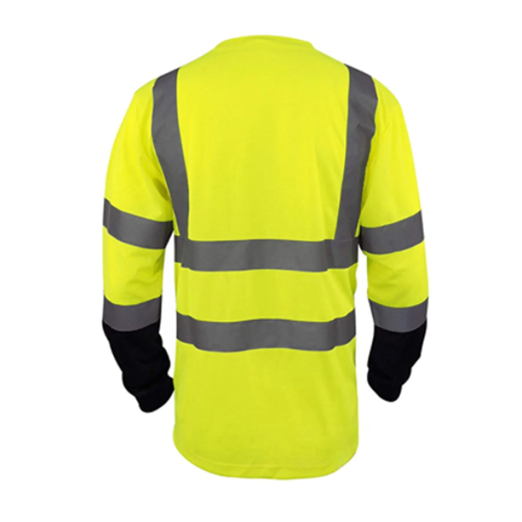 High Visibility Heavy-duty Long Sleeve Reflective Safety T-S 2