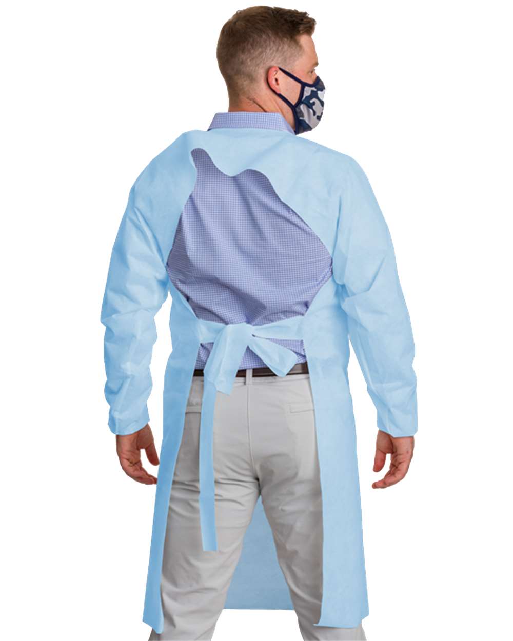 Men's Level 1 Disposable Isolation Gowns - G0036S 4