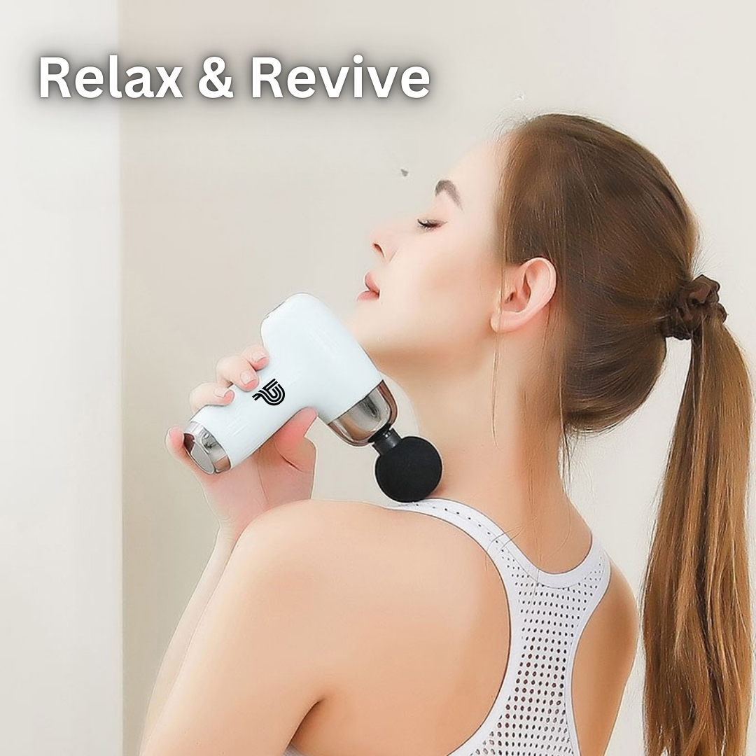 Verdure Massage Gun with 6 Speeds, Fast Charging, and 4 Attachments in a Zip Bag 5