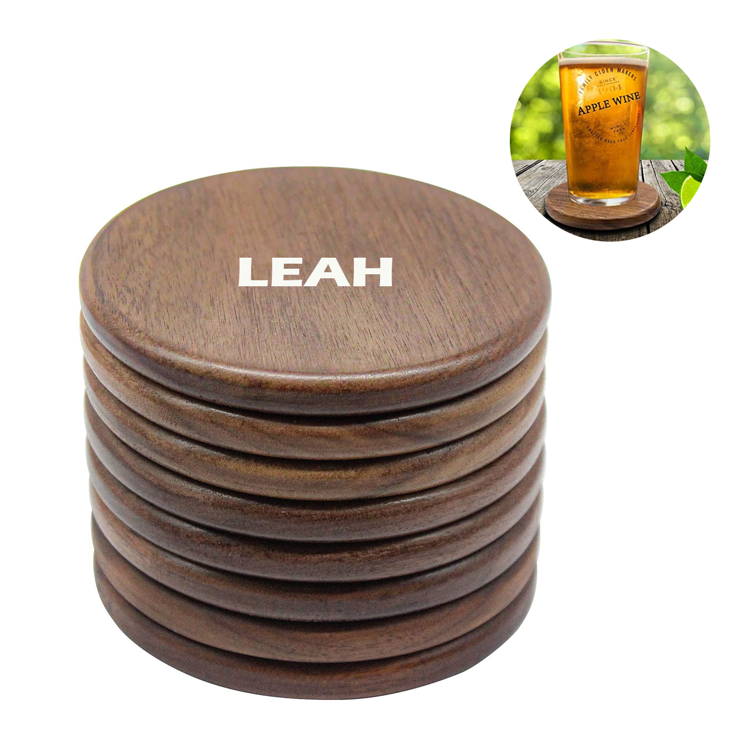 Black Walnut Coaster 3