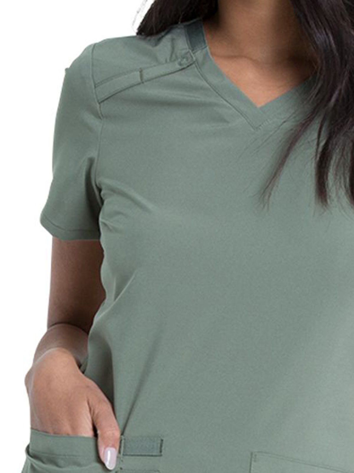 Dickies Medical - EDS Essentials - Women's 2-Pocket Contemporary V-Neck Top 47