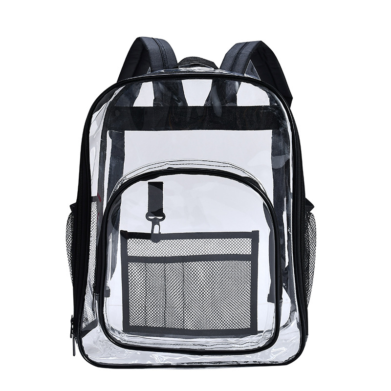 Large Heavy Duty Clear See Through Backpack 6