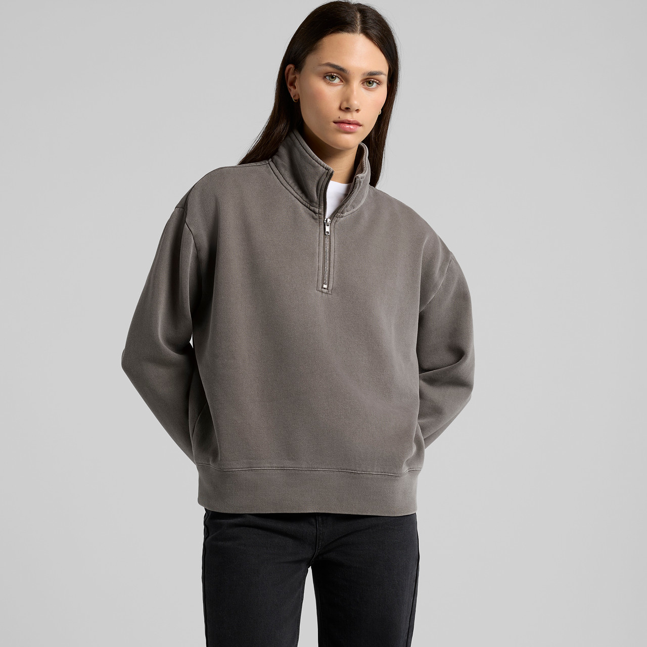 Wo's Relax Faded Half Zip | 4167 13