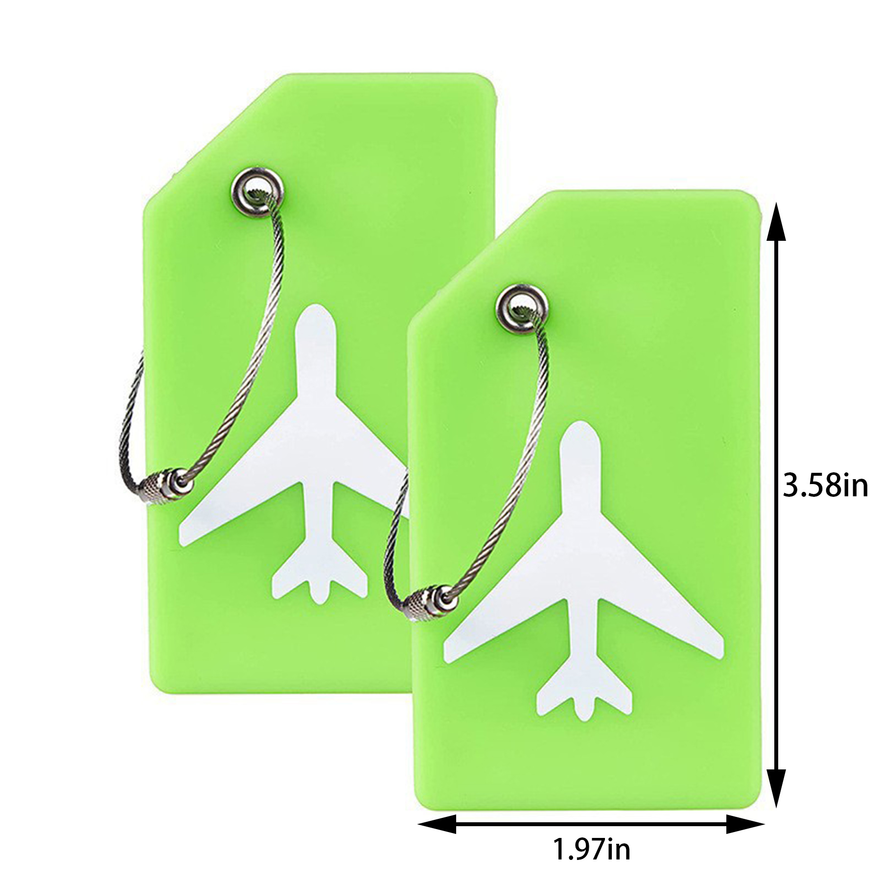 Durable Silicone Travel Bag Tag 4