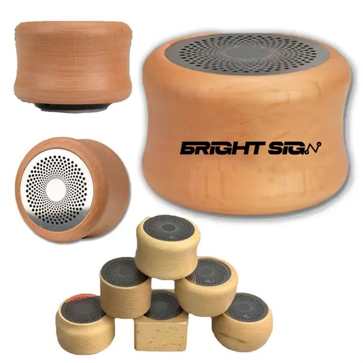 Wood Sustainable Portable Mini Bluetooth Speaker Lightweight 1
