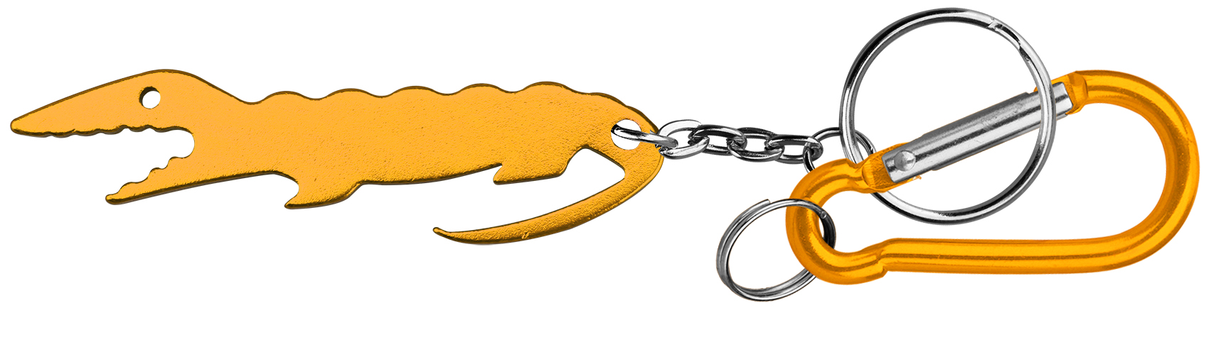 Alligator Shape Bottle Opener Key Chain & Carabineer 6