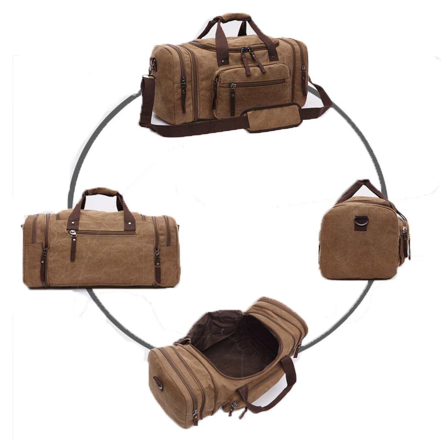 Canvas Duffle Travel Bag 1