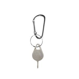 Compact Phone SIM Card Pin With Carabiner 3