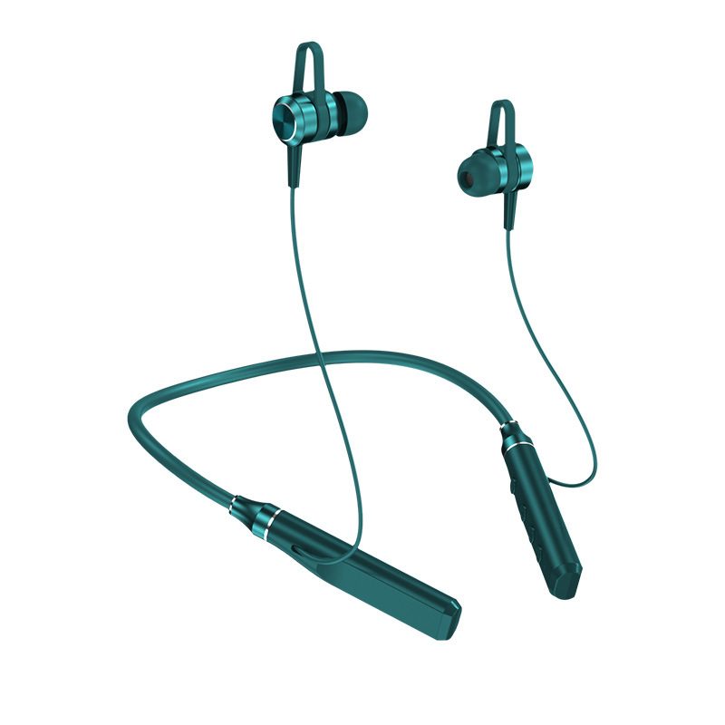 Olive Neckband Headphones 4