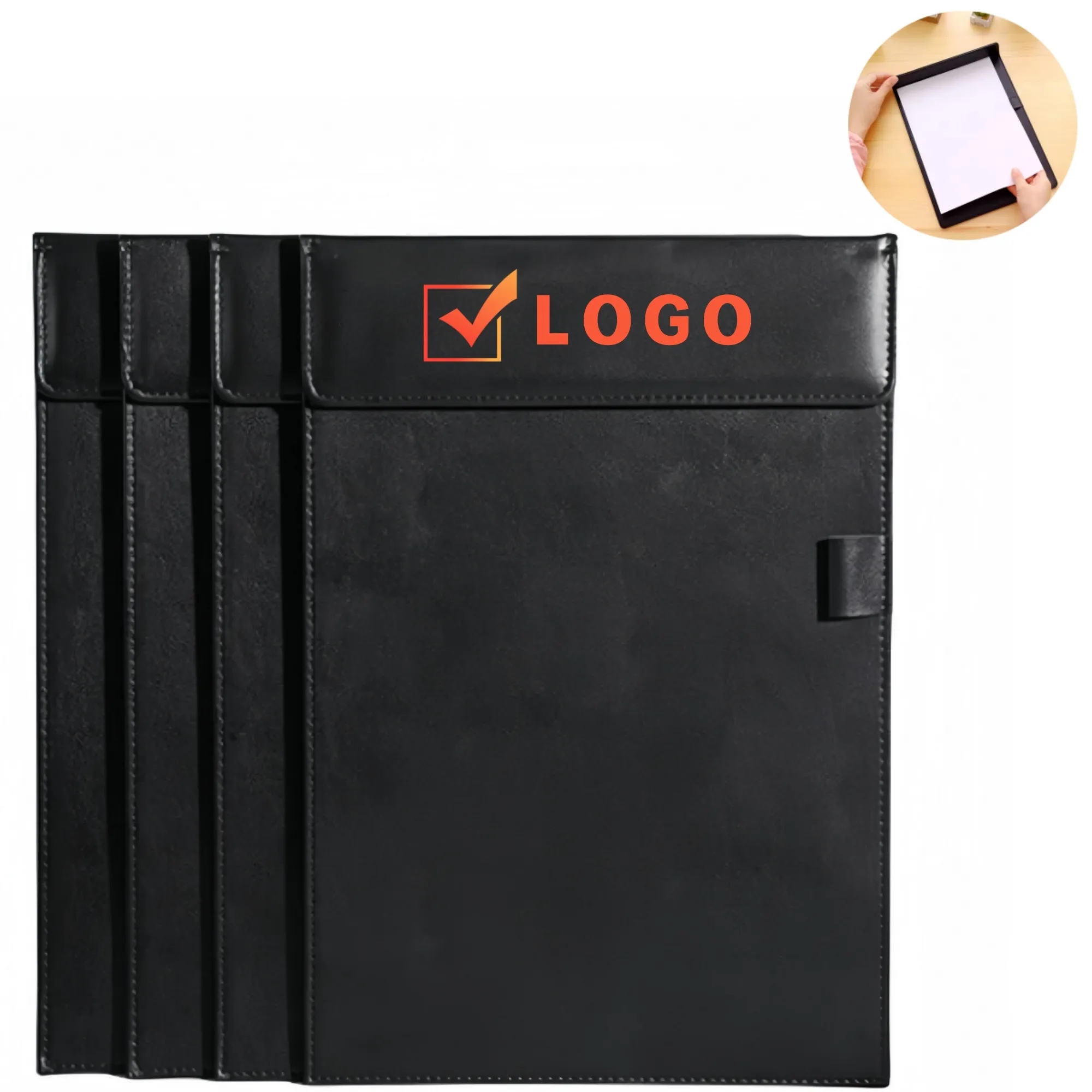 Full Color Leather Hotel Signature Folder Board 2