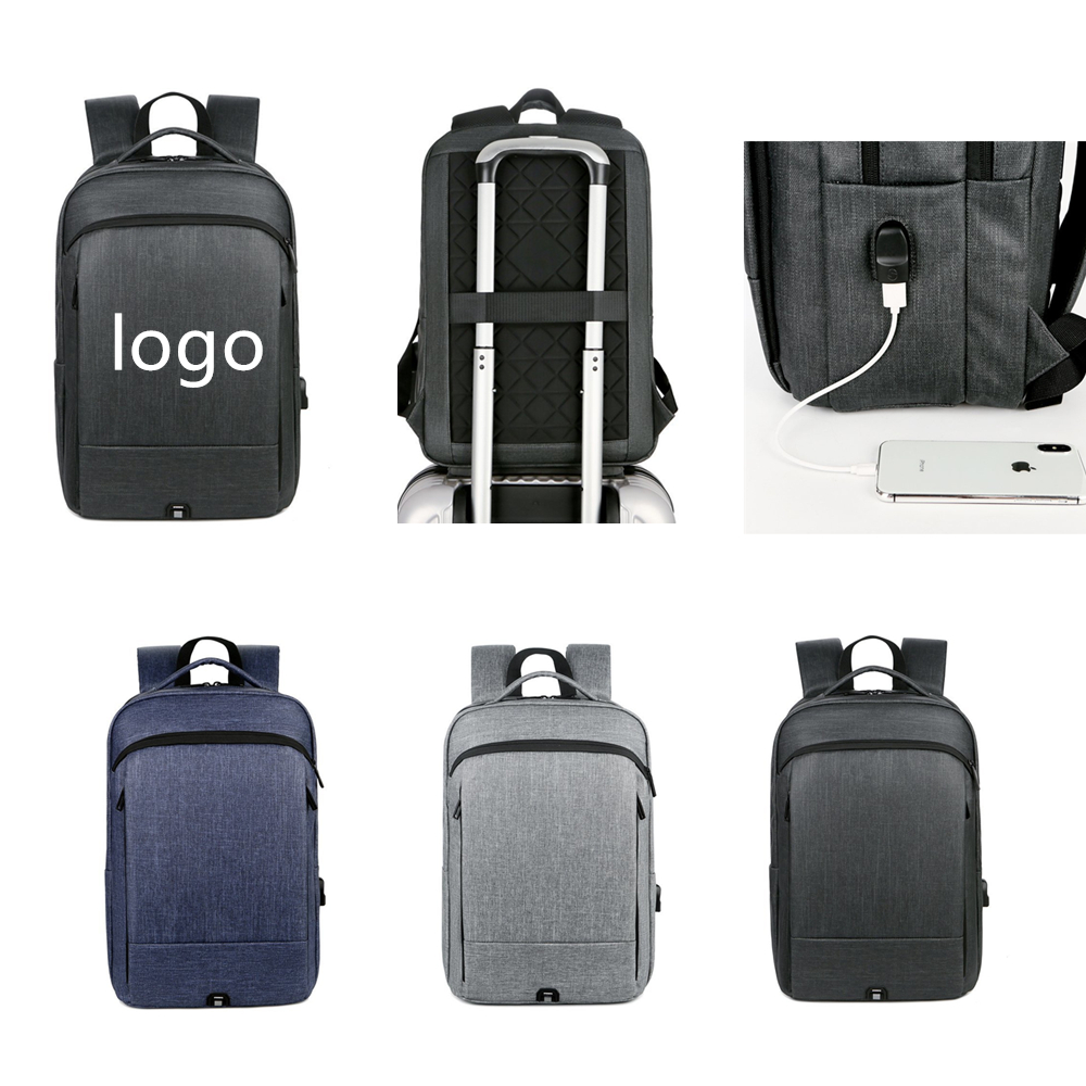 Fashion Unisex Water Proof Luggage Backpack With USB Port 2