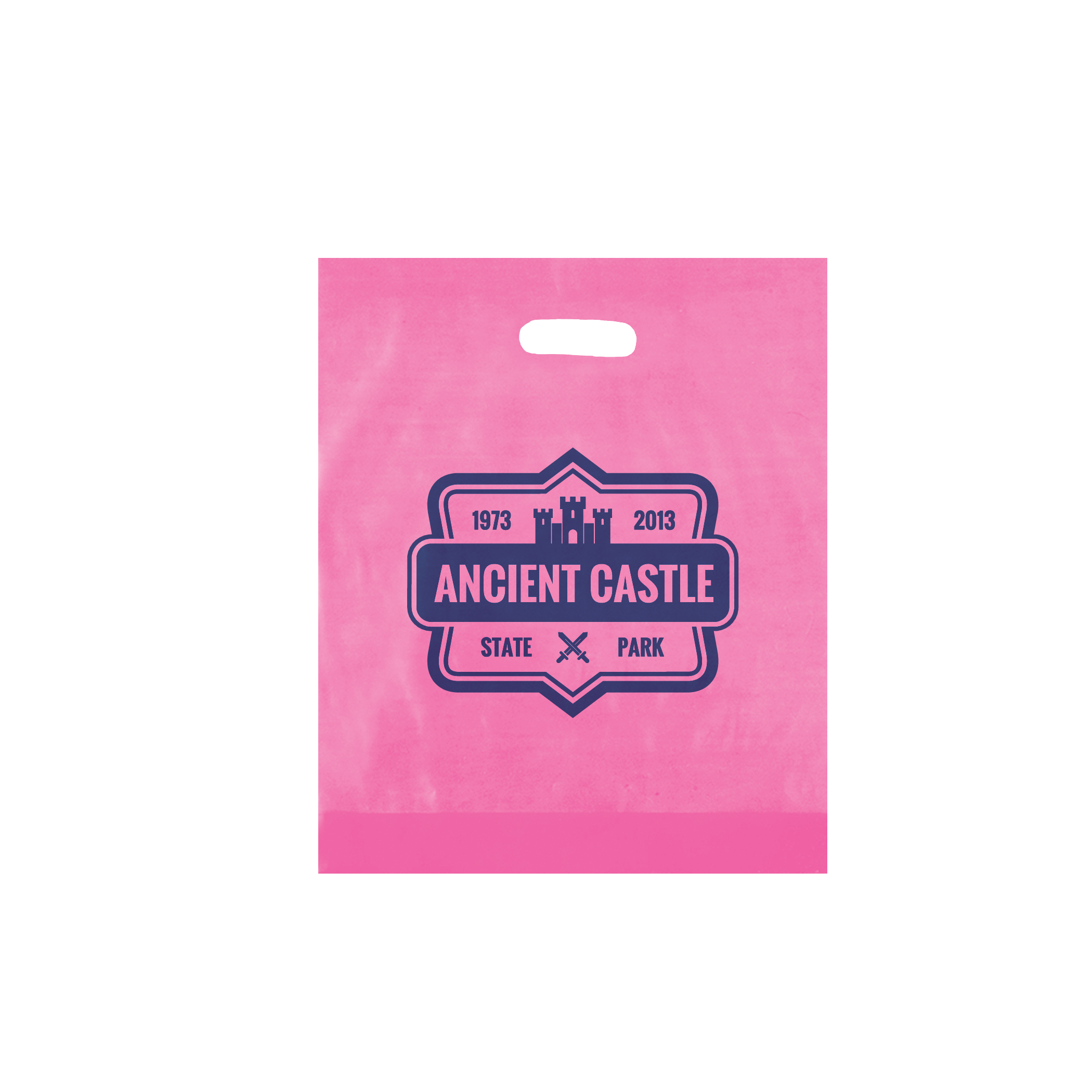 Non Reinforced HDPE Frosted Die Cut Bag 7