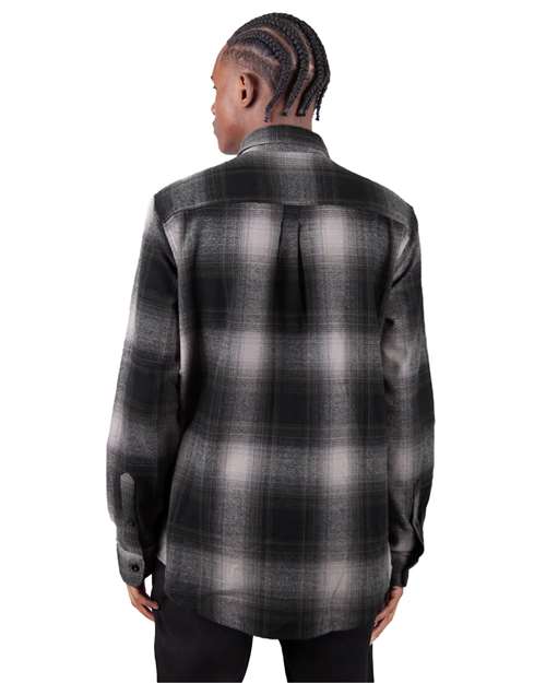 Unisex Plaid Flannel Overshirt - SHHFS 15