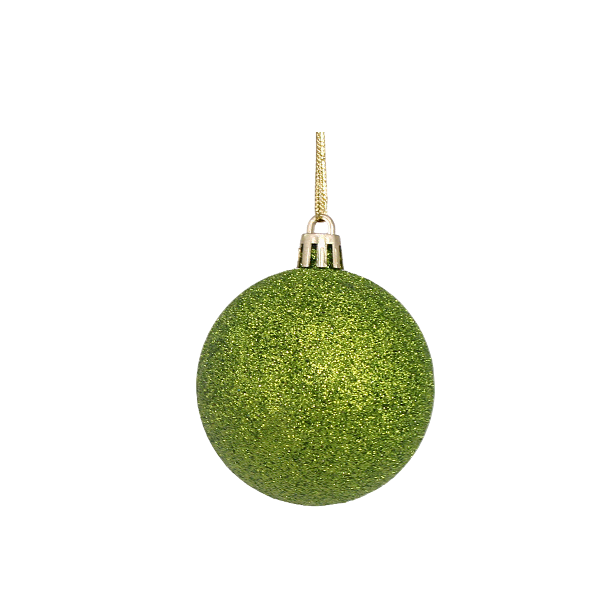 Plastic Ornament Ball With Aluminum Plate 3.2" Diameter 39