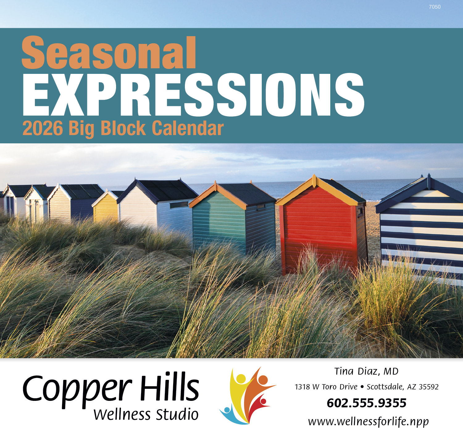 Good Value™ Seasonal Expressions Big Block - Stapled Calendar 6