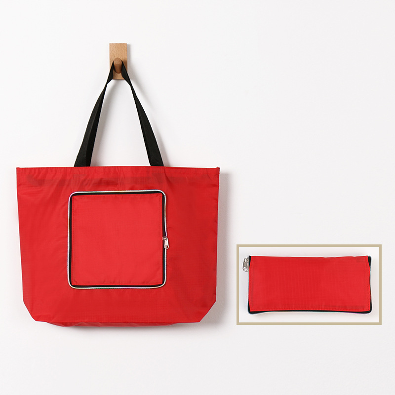 Portable Folding Five-Part Oxford Cloth Reusable Grocery Bags / Handles, custom tote bag with logo imprint 10