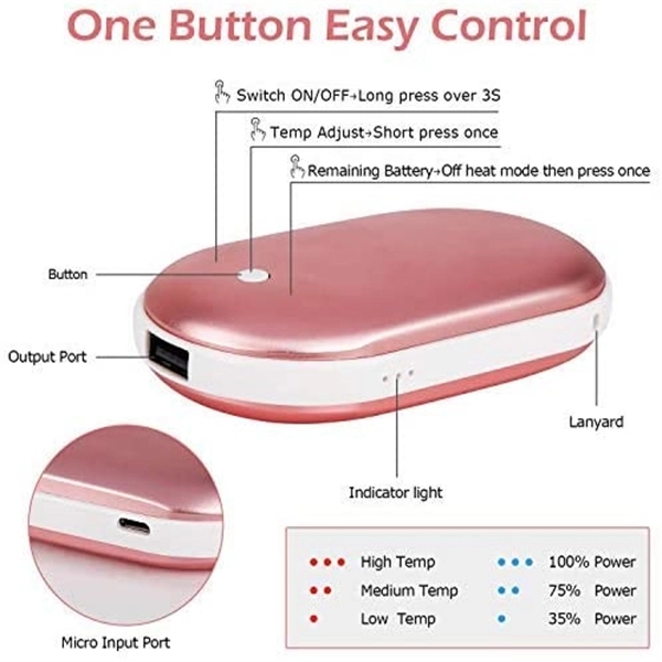 Reusable Electric Hand Warmer & Power Bank 5