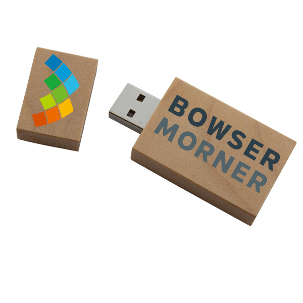 Chadwick Wood Rectangle USB Flash Drive 4