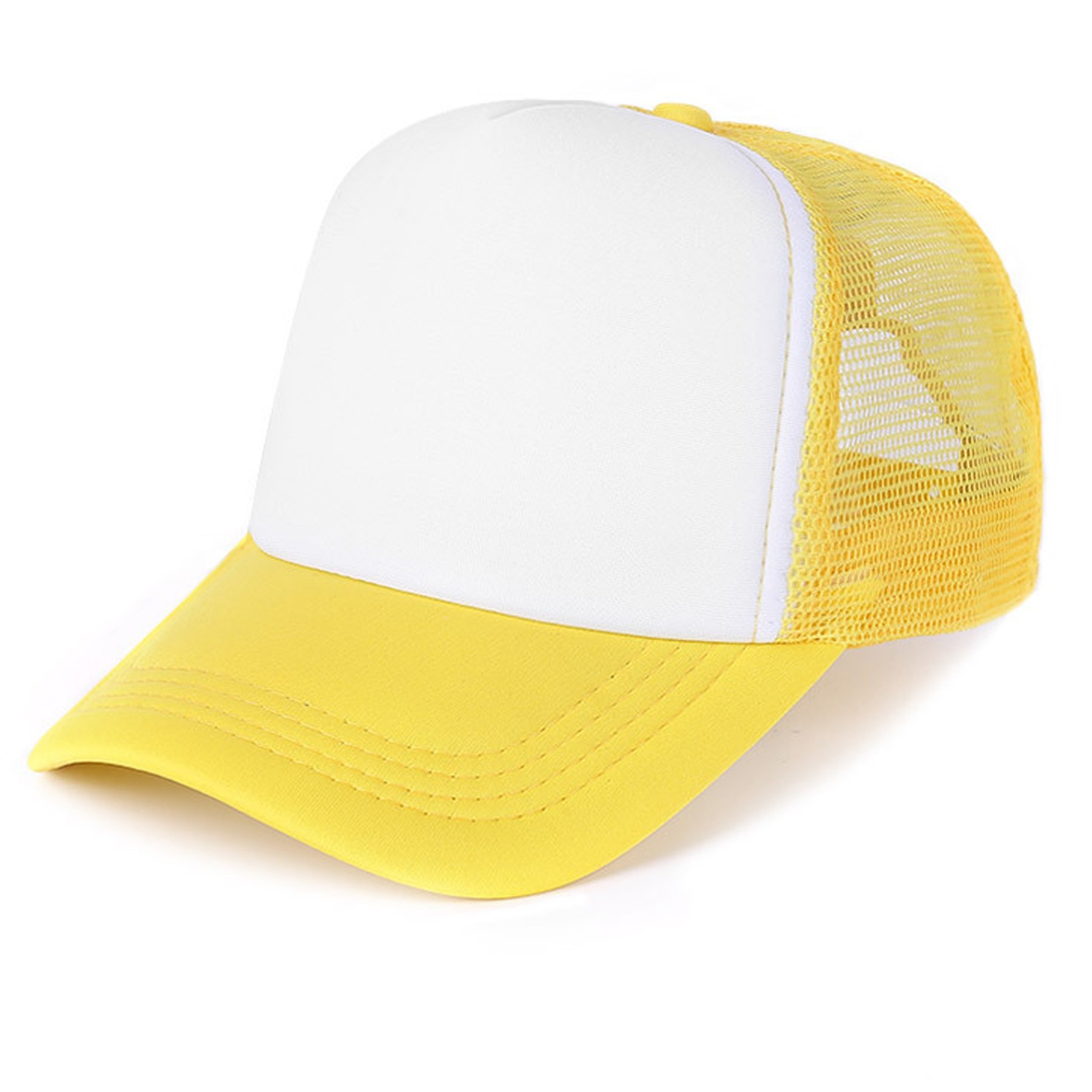 Trucker Mesh Caps w/ Sponge Visor & Plastic Snapback 1