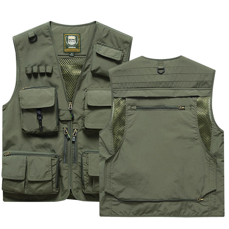 Casual Lightweight Outdoor Vest Jacket with Multi Pockets 5