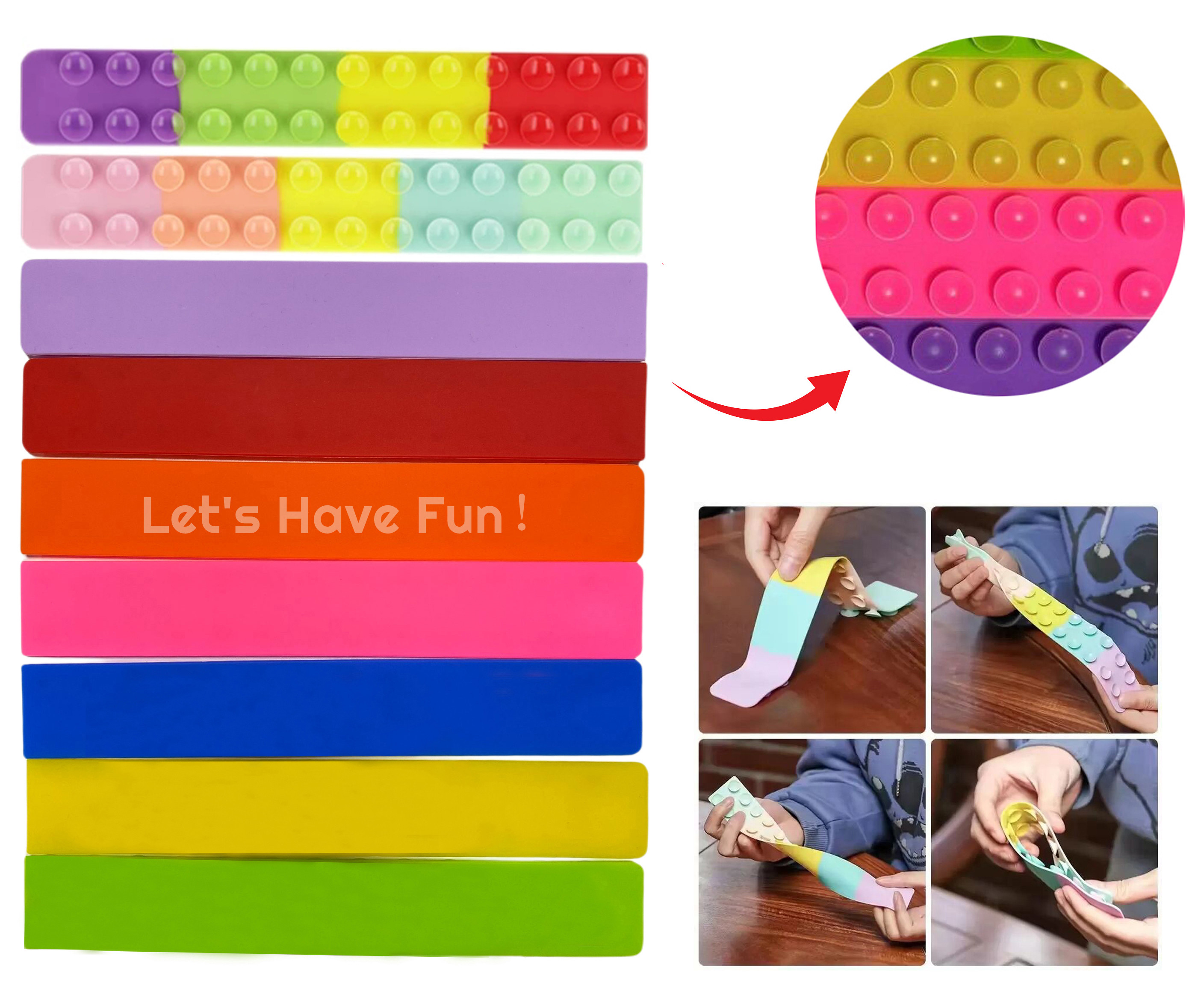 Silicone Squidopop Sucker Pop Fidget Toy 2