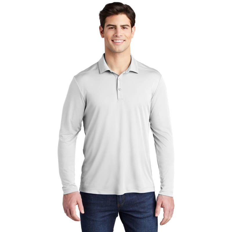 Sport-Tek Posi-UV Pro Long Sleeve Polo. 39