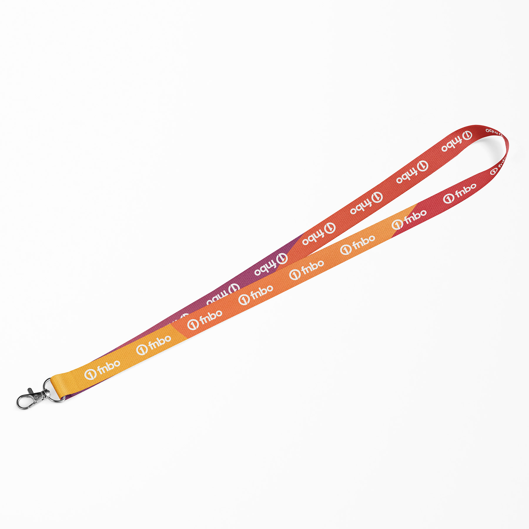 3/8" Full Color Satin Finish Lanyard, Single Attachment Import Air (FAST Production)