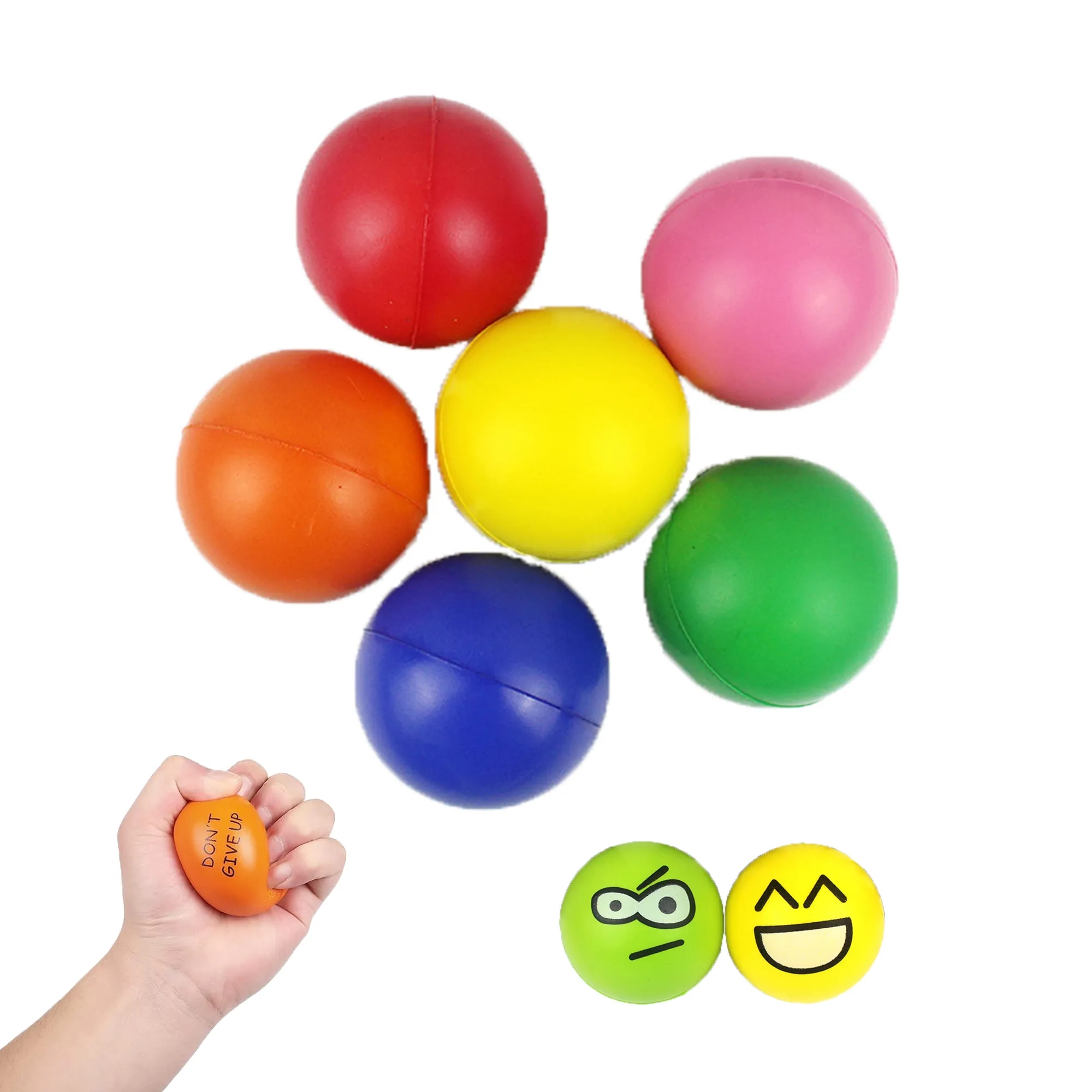 Colorful PU Pressure Ball Stress Relief Toy 1