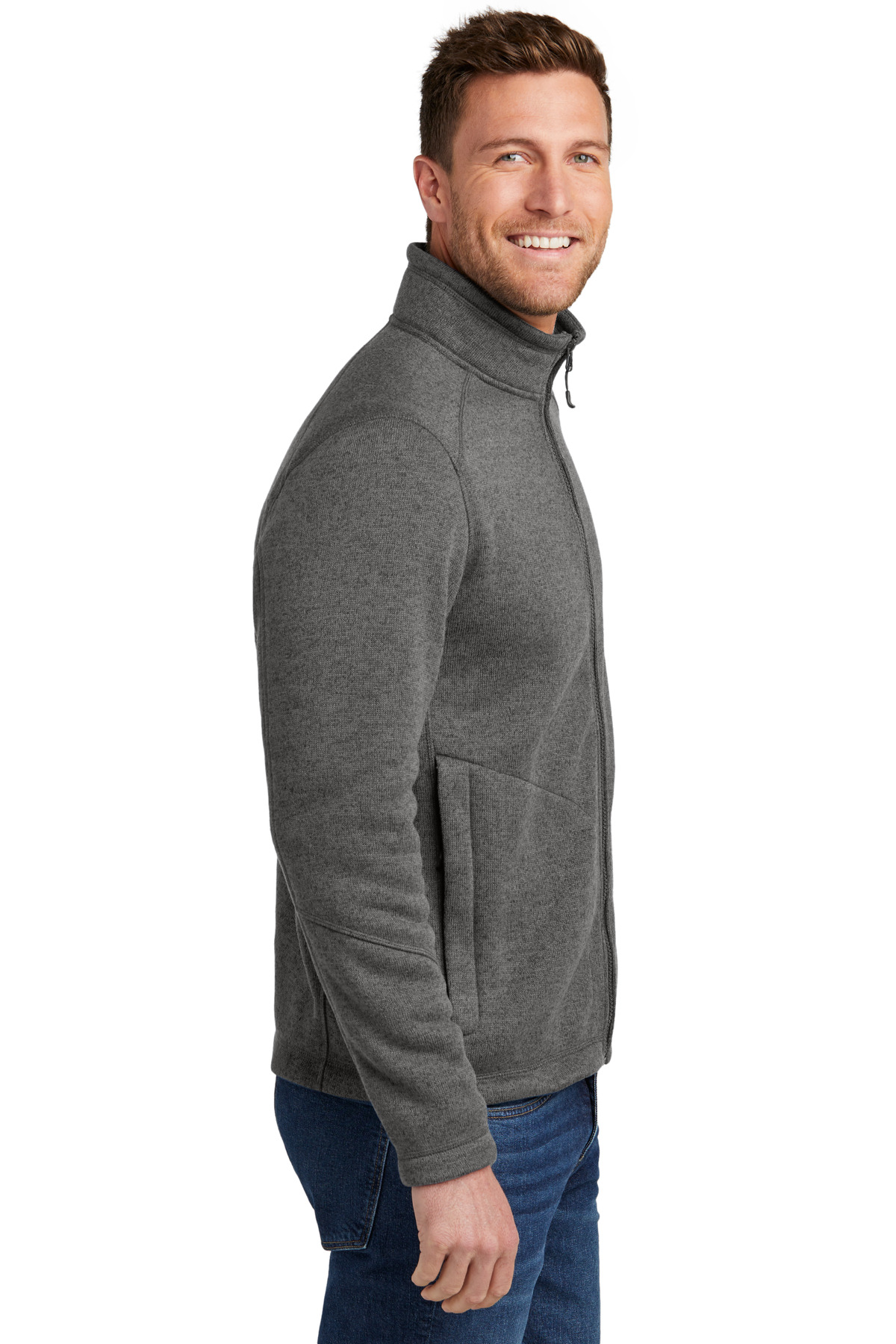 Port Authority® Arc Sweater Fleece Jacket 18