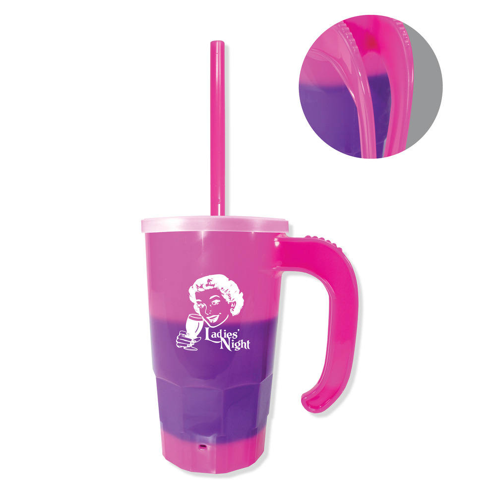 Mood™ 20 oz. Stackable Beer Stein/Straw/Lid Set 6