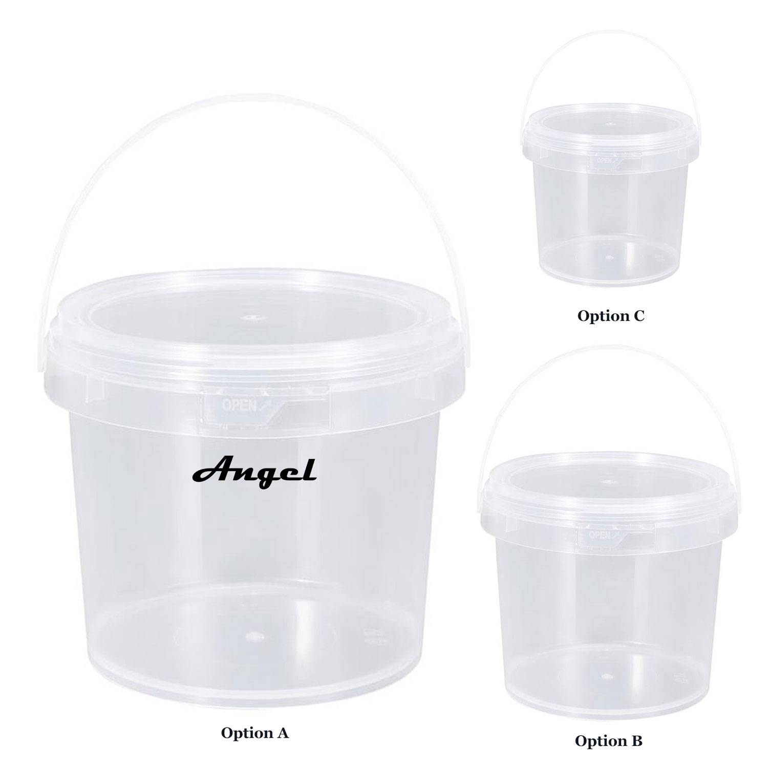 Food-Grade PP Sealed Storage Tub for Tea, Snacks & Fruits 2