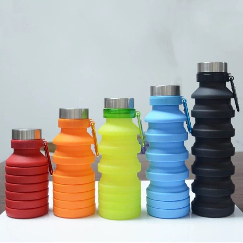 18 Oz Collapsible Silicone Water Bottle 8