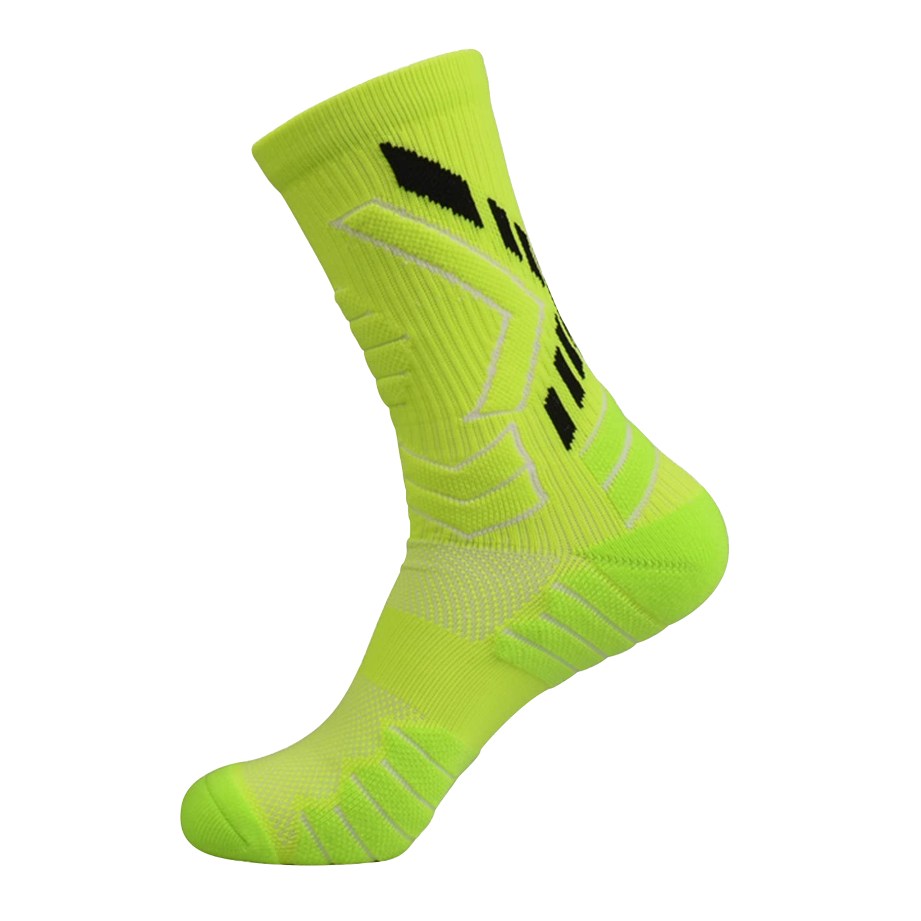 Full-Color Jacquard Mid-Calf Sports Socks 9