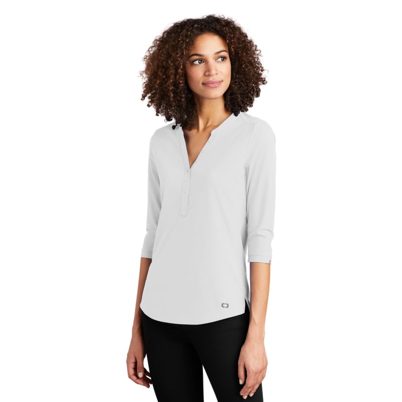 OGIO Women's Jewel Henley 11