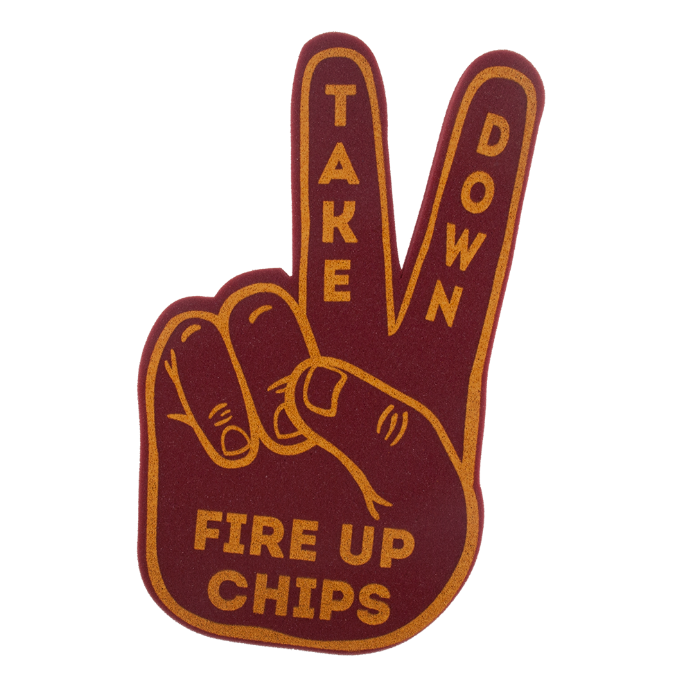 17.5" Peace/Victory Foam Mitt 15