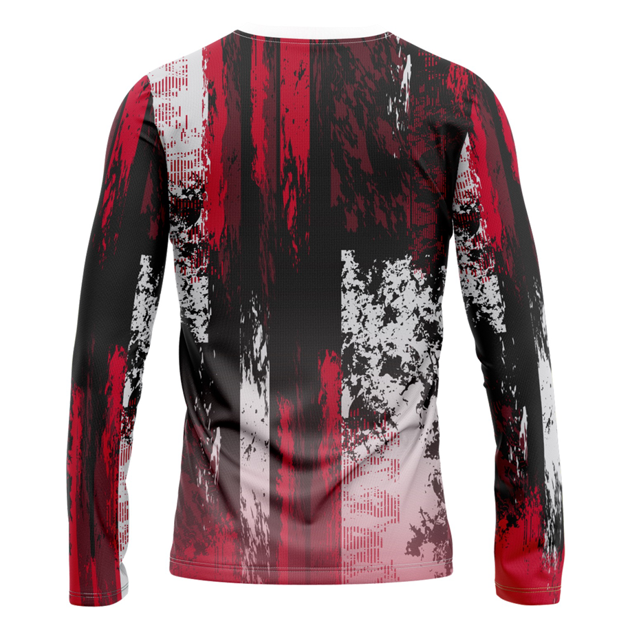 Unisex & Kids' Sublimation Jacquard Long Sleeve T-Shirt 2