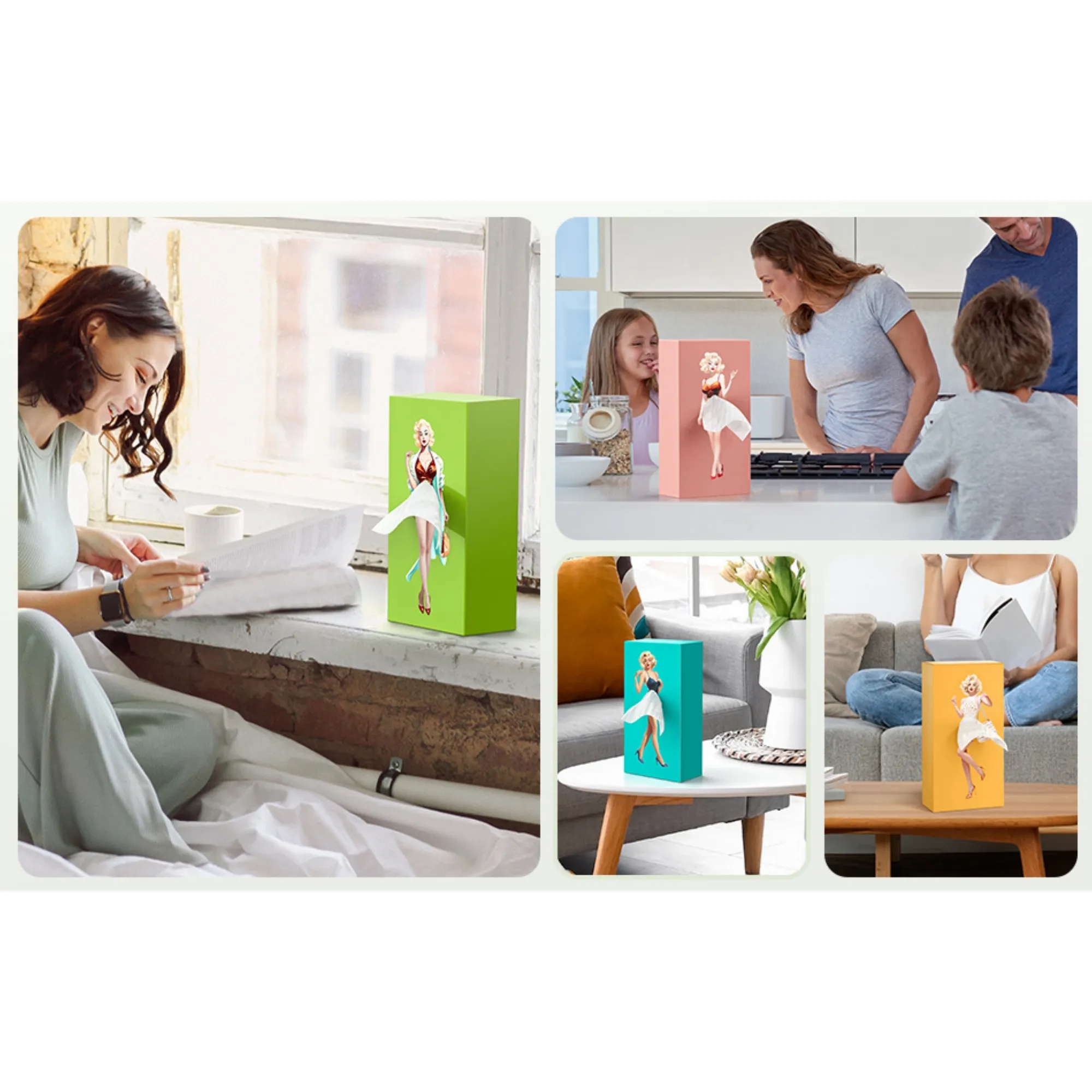 Cartoon Anime Girl Tissue Box 2