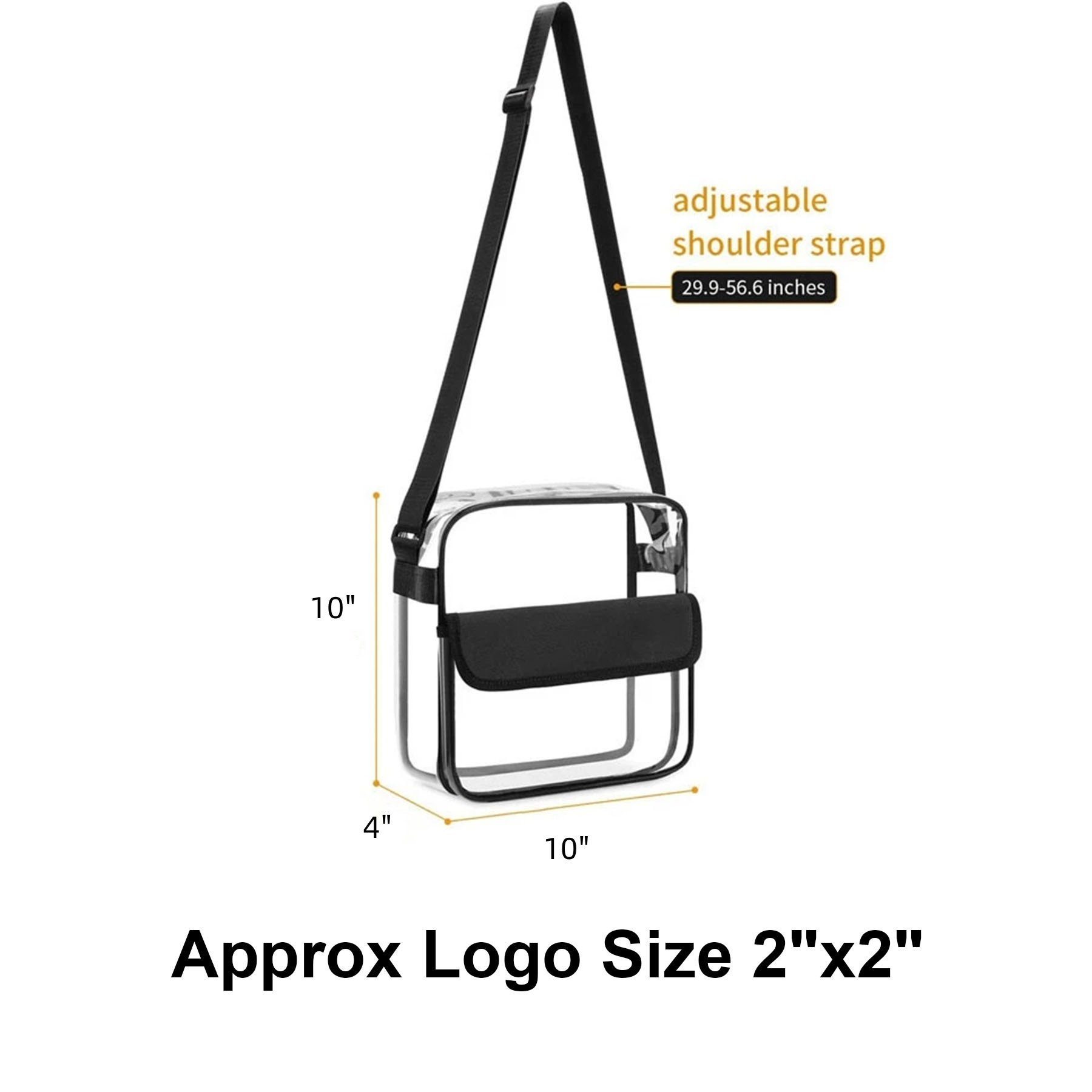 Clear Crossbody Stadium Bag 2