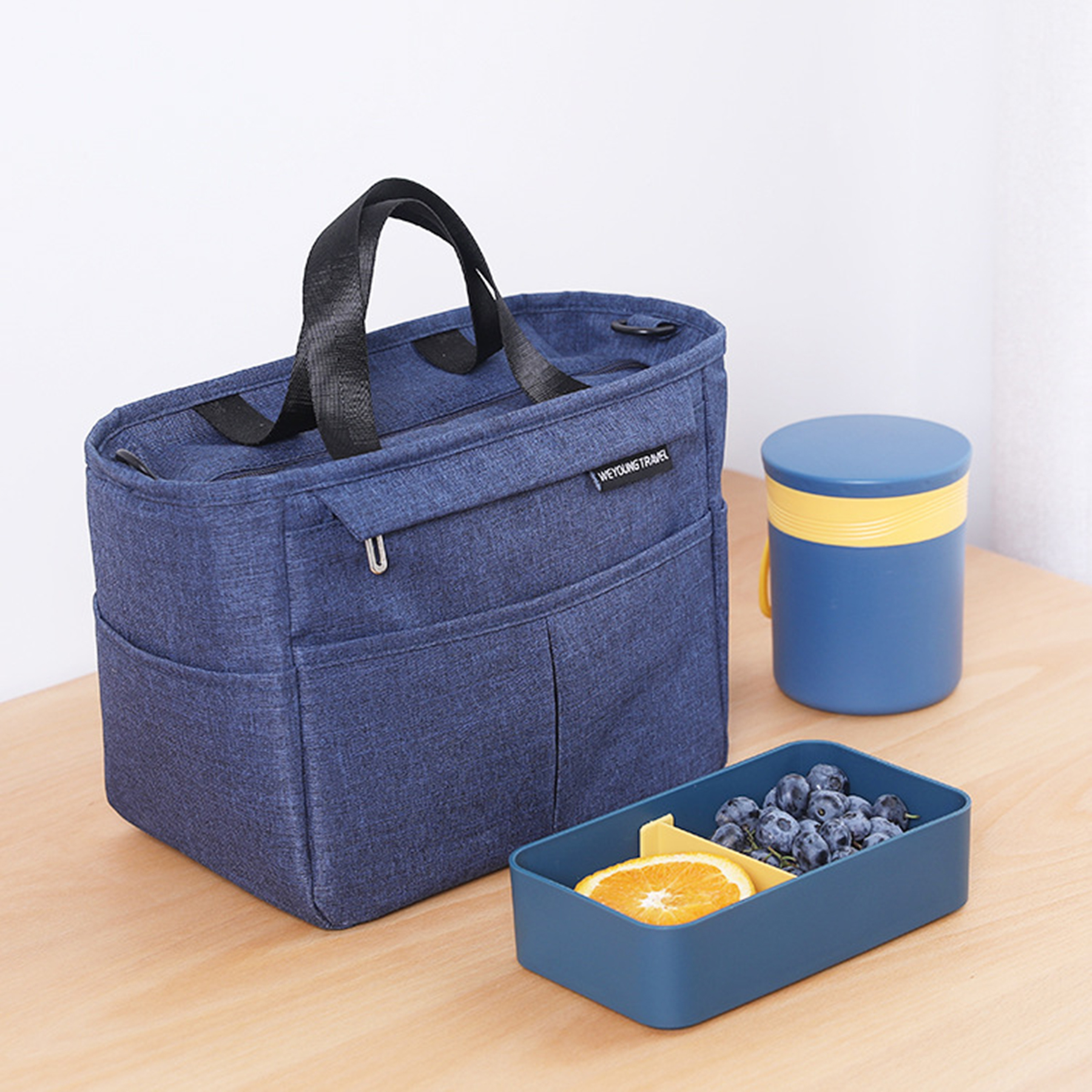 Portable Storage Lunch Bag Handbag 4